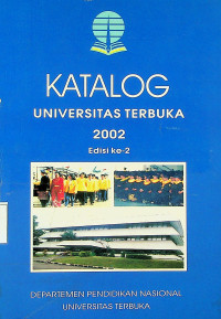 KATALOG UNIVERSITAS TERBUKA 2002, Edisi ke-2