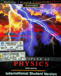 PRINCIPLES of PHYSICS, NINTH EDITION