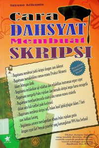 Cara DAHSYAT Membuat SKRIPSI