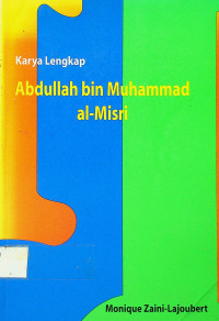 Karya lengkap Abdullah bin Muhammad al-Misri