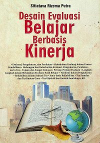 Desain Evaluasi Belajar Berbasis Kinerja