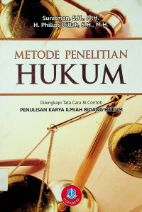 METODE PENELITIAN HUKUM