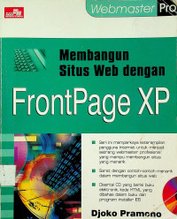 WebmasterPro: Membangun Situs Web dengan FrontPage XP