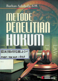 METODE PENELITIAN HUKUM