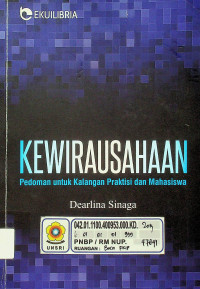 KEWIRAUSAHAAN: Pedoman untuk Kalangan Praktisi dan Mahasiswa