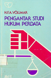 PENGANTAR STUDI HUKUM PERDATA, Jilid II