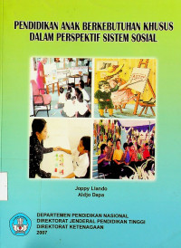 PENDIDIKAN ANAK BERKEBUTUHAN KHUSUS DALAM PERSPEKTIF SISTEM SOSIAL