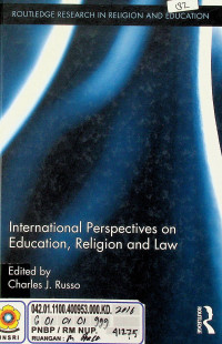 International Perspectives on Education, Religion and Law