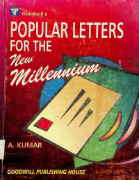 POPULAR LETTERS FOR THE New Millennium