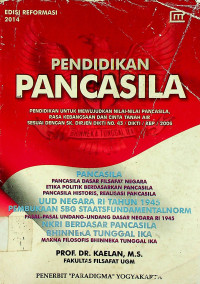 PENDIDIKAN PANCASILA, EDISI REFORMASI 2014