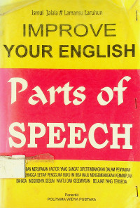 IMPROVE YOUR ENGLISH: Parts of SPEECH