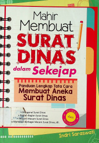 Mahir Membuat SURAT DINAS dalam Sekejap