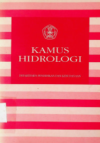 KAMUS HIDROLOGI