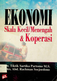 EKONOMI Skala Kecil / Menengah & KOPERASI