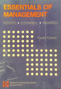 ESSENTIALS OF MANAGEMENT, Fourth Edition