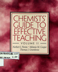 CHEMISTS' GUIDE TO EFFECTIVE TEACHING, VOLUME II