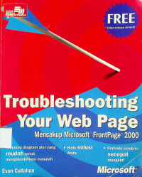 Trobleshooting Your Web Page Mencakup Microsoft FrontPage 2000