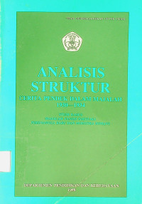 ANALISIS STRUKTUR CERITA PENDEK DALAM MAJALAH 1930-1934: STUDI KASUS MAJALAH PANDJI POESTAKA, POEDJANGGA BARU DAN MOESTIKA