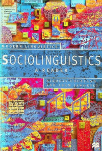 MODERN LINGUISTICS SOCIOLINGUISTICS A READER