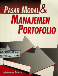 PASAR MODAL & MANAJEMEN PORTOFOLIO