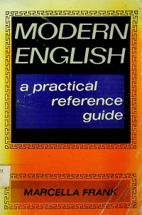 MODERN ENGLISH a practical reference guide