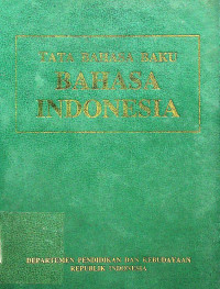 TATA BAHASA BAKU BAHASA INDONESIA