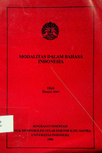 MODALITAS DALAM BAHASA INDONESIA