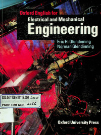 Oxford English for Electrical and Mechanical Engineering