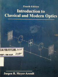 Introduction to Classical and Modern Optics Fourth Edition