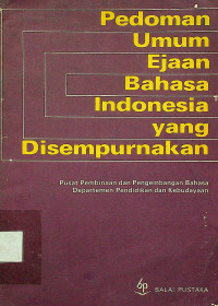 Pedoman Umum Ejaan Bahasa Indonesia yang Disempurnakan, Edisi ke-2