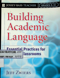 Building Academic Language