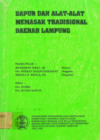 DAPUR DAN ALAT-ALAT MEMASAK TRADISIONAL DAERAH LAMPUNG