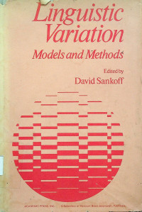 Linguistic Variation: Models and Methods