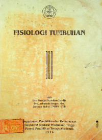 FISIOLOGI TUMBUHAN