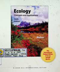 Ecology: Concepts and Applications, Sixth Edition