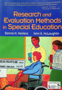 Research and Evaluation Methods in Special Education