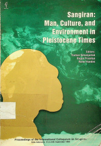 Sangiran: Man, Culture, and Environment in Pleistocene Times