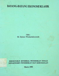 BAYANG-BAYANG EKONOMI KLASIK