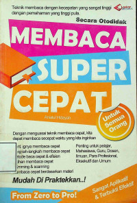 MEMBACA SUPER CEPAT