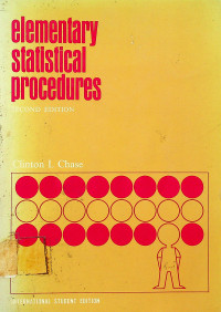 elementary statistical procedures, SECOND EDITION