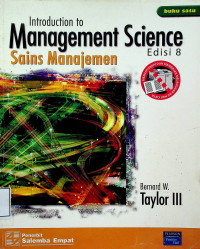 Introduction to Management Science = Sains Manajemen buku satu, Edisi 8