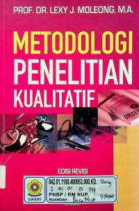 METODOLOGI PENELITIAN KUALITATIF EDISI REVISI