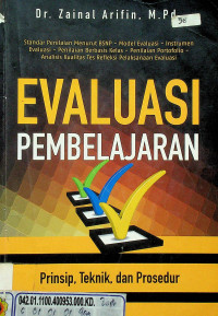 EVALUASI PEMBELAJARAN: Prinsip, Teknik, Prosedur