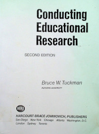 Conducting Educational Research, SECOND EDITION