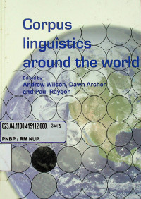 Corpus linguistics around the world