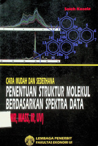 CARA MUDAH DAN SEDERHANA PENENTUAN STRUKTUR MOLEKUL BERDASARKAN SPEKTRA DATA (MR.MASS, IR, UV)