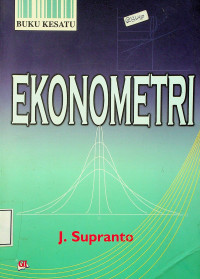 EKONOMETRI, BUKU KESATU