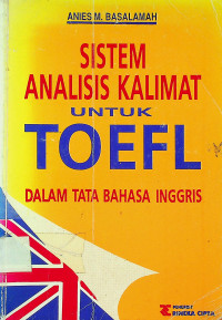 SISTEM ANALISIS KALIMAT UNTUK TOEFL DALAM TATA BAHASA INGGRIS