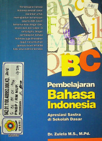 Pembelajaran Bahasa Indonesia: Apresiasi Sastra di Sekolah Dasar