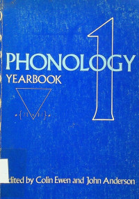 PHONOLOGY 1, YEARBOOK